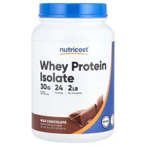Nutricost Whey Protein Isolate, Milk Chocolate, 2 lb (907 g) - 1 of 2