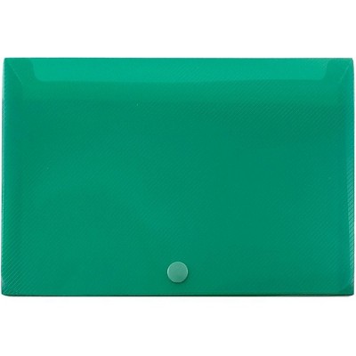 JAM Paper Plastic Index Card Case 8 3/8 x 5 3/4 x 1 3/8 Green 374032788