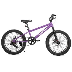 JOYSTAR Fat Tire Mountain Bike for Kids, 20" 7 Speed Kids Bicycle for Boys Girls - 1 of 4
