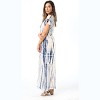Riviera Sun Casual Short Sleeve Maxi Dress with Side Slit 21771-CHR-L - 2 of 3