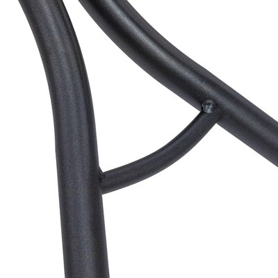 Ultra 63" Black and Gray 4-Leg Ironing Board with Cotton Cover