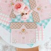Daydream Society - Mini Pink Gingerbread House Large Plates - Pack of 8 Paper Plates - 2 of 3