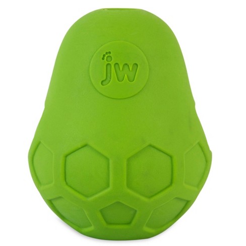 JW Dog Toy Pet Tumble Teez Puzzler Treat Dispenser Green Small Bounce  Wobbly New