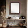 Amanti Art Moab Brown Bronze Non-Beveled Framed Bathroom Vanity Wall Mirror - 4 of 4