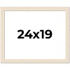 PosterPalooza | 24x19 Wide Barnwood Picture Frame, UV Acrylic, 6 Finishes - Grey, Brown, White, and Black - 2 of 4