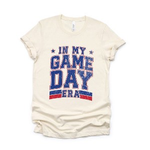 Simply Sage Market Women's In My Game Day Era - Blue Short Sleeve Graphic Tee - 1 of 4