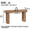 63in Long Console Tables for Entryway, Rectangular Couch Table Behind Sofa Side Table Modern Farmhouse Hallway Furniture - 4 of 4