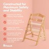Hauck Alpha+ Grow Along Adjustable Wooden High Chair Seat w/ 5 Point Harness & Bumper Bar for Baby & Toddler Up to 198 lbs - 3 of 4
