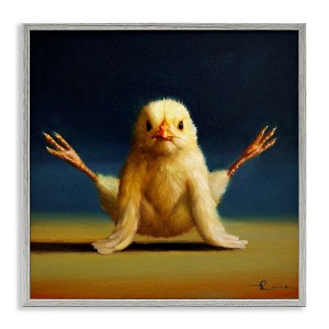 Stupell Industries Yoga Chicks Exercise Pose Framed Giclee Art - 1 of 4