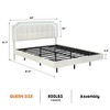 Floating Bed Frame with Rgb Led Lights Headboard - 2 of 4