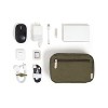 U Brands 8"x5.25" Dual Zip Corduroy Tech Organizer Olive - 3 of 4