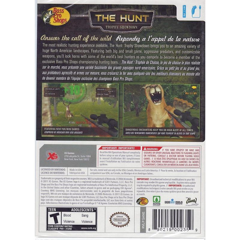 Bass Pro Shops: The Hunt Trophy Showdown - - Nintendo Wii, 2 of 6