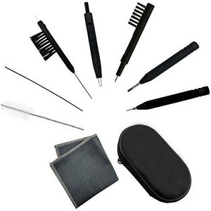 Aoibox 8-Piece Hearing Aid & Earbud Cleaning Kit with Case - Multi-Tool Set for Airpods, Headphones & Earplugs Maintenance - 1 of 4