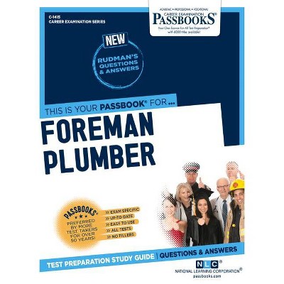 Foreman Plumber - (Career Examination) by  National Learning Corporation (Paperback)