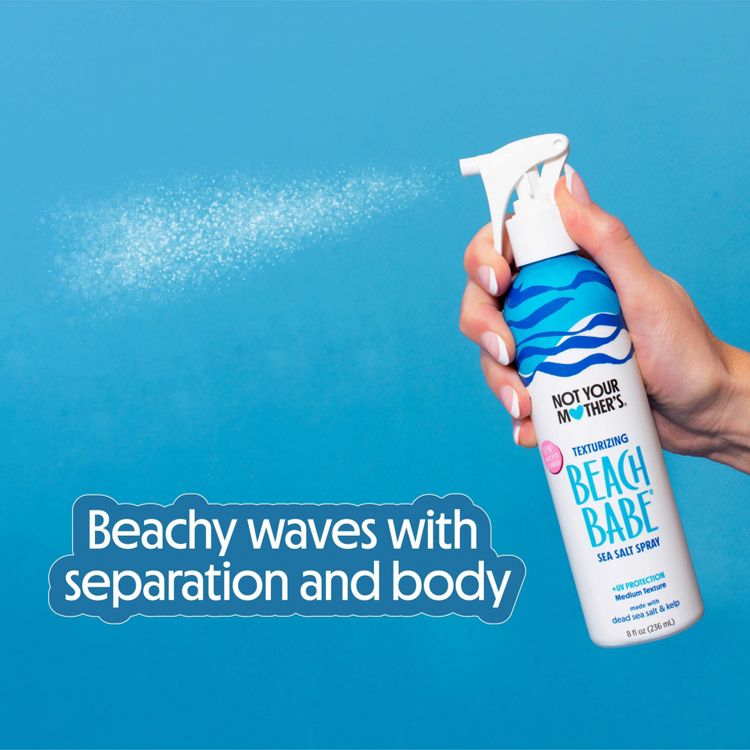 Not Your Mother's Beach Babe Texturizing Sea Salt Spray with UV Protection - 8 fl oz: Curl Enhancing, Dye-Free, Paraben-Free, Sulfate-Free, 2 of 10