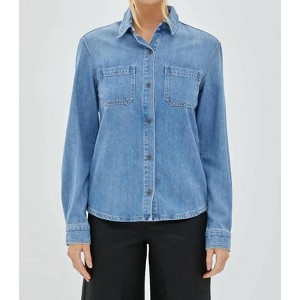 Women's Classic Fit Denim Shirt - HIDDEN - 1 of 4