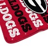 NCAA Georgia Bulldogs Repeat Refresh Wordmark Flannel Fleece Throw Blanket - 3 of 3