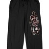 Nightmare On Elm Street Come Out And Play Men's Black Sleep Pajama Pants - 2 of 4