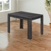 HomeRoots 47" Black Dining Table - 2 of 4