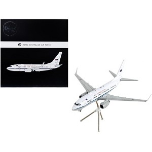 Boeing 737-700 Transport Aircraft "Royal Australian Air Force - A36-001" White & Gray 1/200 Diecast Model Airplane by GeminiJets - 1 of 3