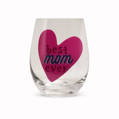 Horizon Group Stemless Wine Glass Best Mom Ever 17 fl oz