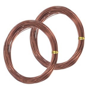 Unique Bargains Anodized Aluminum Bonsai Tree Training Wire 2 Rolls - 1 of 3