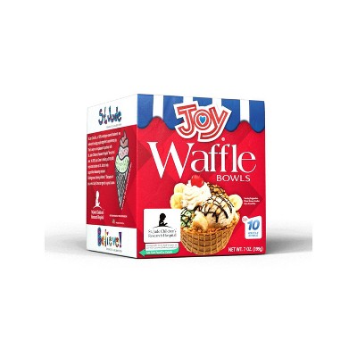 Joy Cone Waffle Bowls, 10 ct, 7 oz