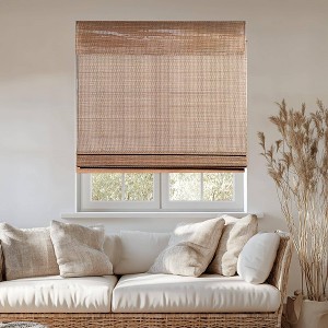 Chicology Light Filtering Bamboo Roman Shade - 1 of 4