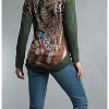 Women's Sparkly Star Leopard Print Back Top - TEMPO PARIS - 2 of 3