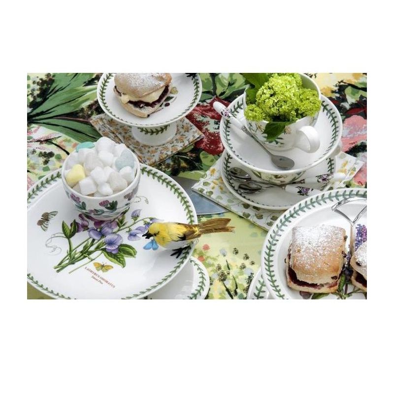 Portmeirion Botanic Garden Porcelain Round Mini Bowls, Set of 4 - Assorted Floral Motifs,4.25 Inch, 4 of 5