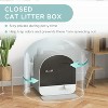 LunaLulinlk GrayCat Litter Box with Lid with Scoop and Filter - 3 of 4