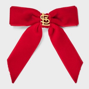 Bijoux Sport by Luv Aj MLB Logo Velvet Hair Bow - 1 of 2