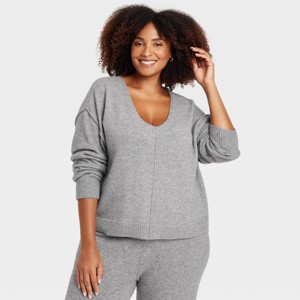 Women's Pullover Pajama Sweater - Auden™ - 1 of 3