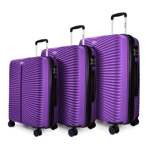 New York XPress SQ-249 Luggage Sets 3 PC Hard side Expandable with Spinner Wheels,Lightweight for Trips 20" 24" 28" - 1 of 4