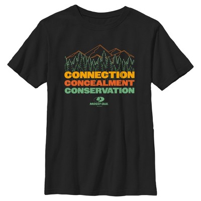 Boy's Mossy Oak Connection Concealment Conservation T-shirt : Target