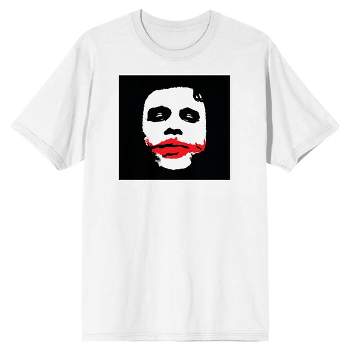 Men's Batman Black T-shirt, Joker Mask-3xl : Target