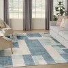 Nourison Astra Machine Washable Back to College Modern Colorblock Indoor Flatweave Rug - 2 of 4
