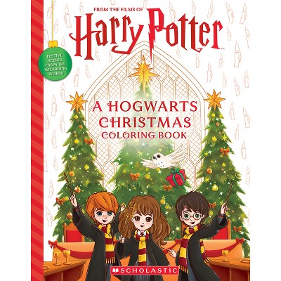 A Magical Christmas: An Official Harry Potter Coloring Book - (Paperback)
