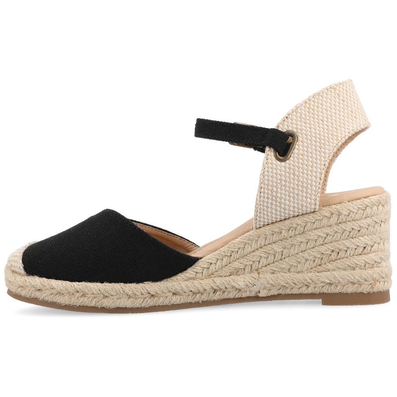 Journee Collection Womens Ashlyn Tru Comfort Foam Wedge Heel Espadrille Sandals, 3 of 13