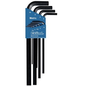 Eklind - Metric - Long Arm Hex L-Key Set - Hex-L 1.5-10 mm - 9 Piece - 1 of 1