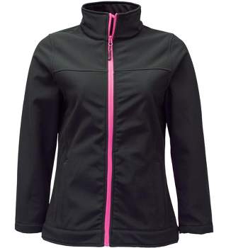 RefrigiWear Women's Warm Softshell Jacket Full Zip with Micro Fleece Lining