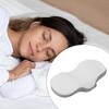 Unique Bargains Neck and Shoulder Support Pain Ease Polyester Cotton Memory Foam Bed Pillow 1 Pc - 2 of 4