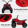 Garvee 12V Kids Electric Ride On Car, 4-Wheeler Quad ATV Play Car with 1.8MPH Max Speed, Treaded Tires, Push-Button Accelerator - 2 of 4