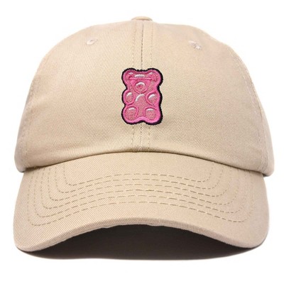 Dalix Pink Gummy Embroidered Cotton Dad Hat Baseball Cap Adjustable Womens