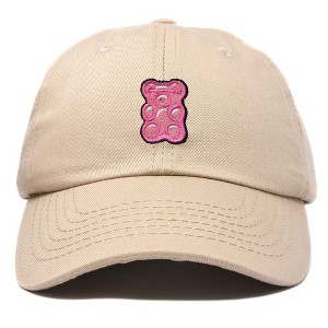 Dalix Pink Gummy Embroidered Cotton Dad Hat Baseball Cap Adjustable Womens - 1 of 4