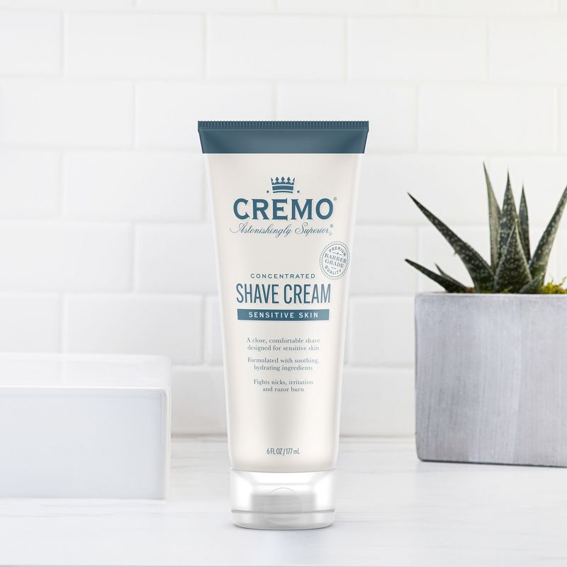 Cremo Sensitive Skin Shave Cream - Scented - 6 fl oz, 6 of 8