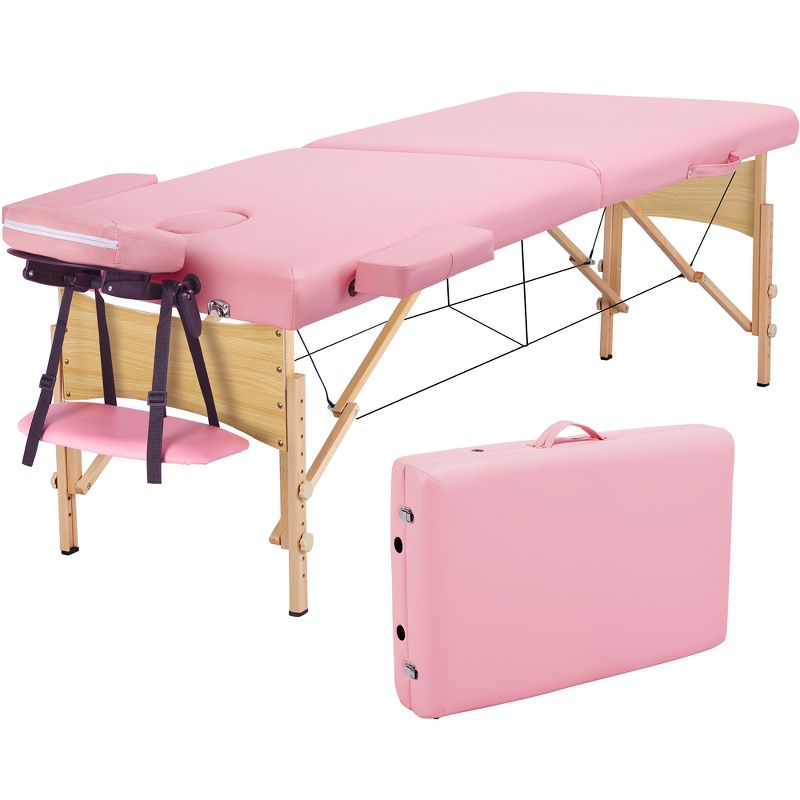 Yaheetech Portable Massage Table with Carry Case Bag, 1 of 10