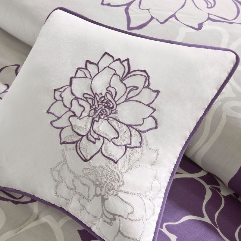 Jane Floral Print Comforter Set - Madison Park, 6 of 11