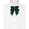 INSPIRE CHIC Women's Retro Velvet Ribbon Pre-Tied Big Bowknot Brooch Pin - 4 of 4