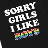 Men's - Instant Message - Sorry Girls I Like Boys Short Sleeve Graphic T-Shirt - 2 of 4